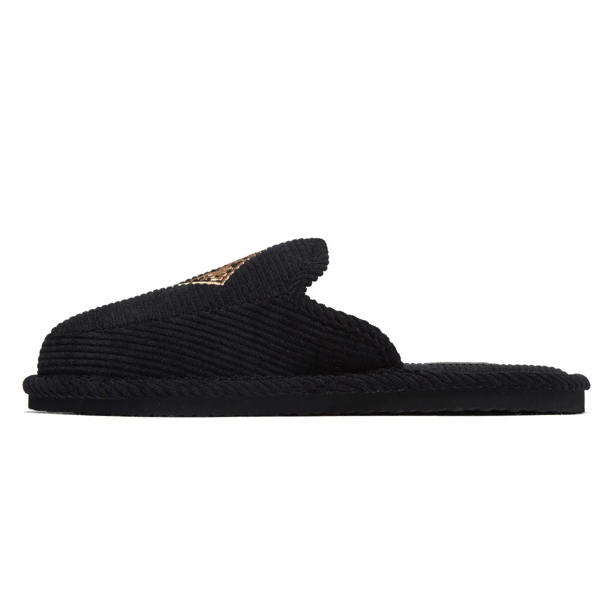 Deathwish FTW House Slippers Shoes - Black Lightweight Comfort