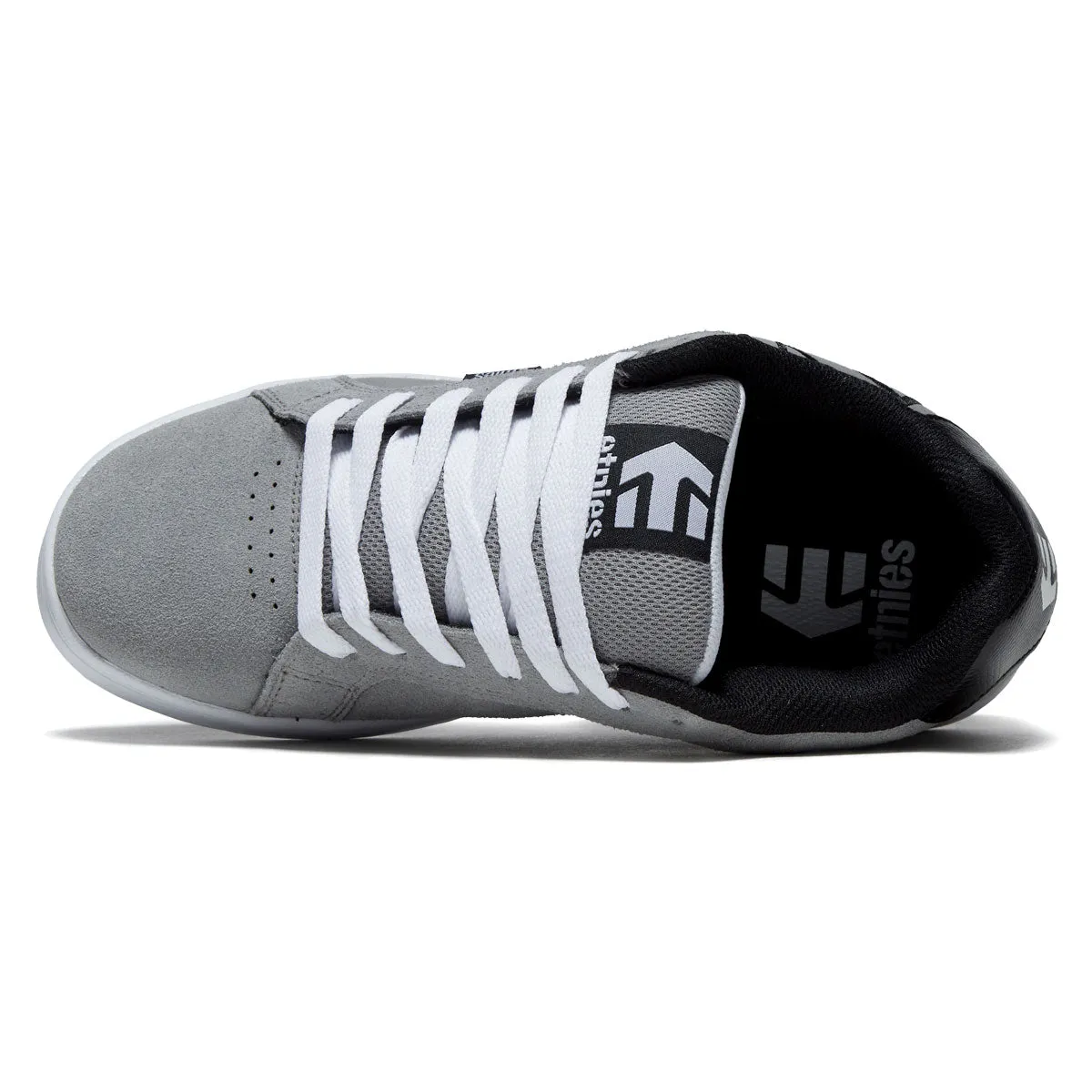 Skate Ready Gear Etnies Fader Shoes - Light Grey/Black