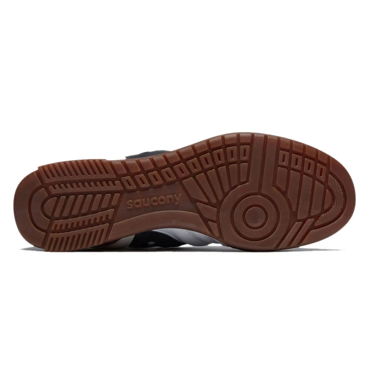Classic Ride Saucony 586i Leather Shoes - White/Black