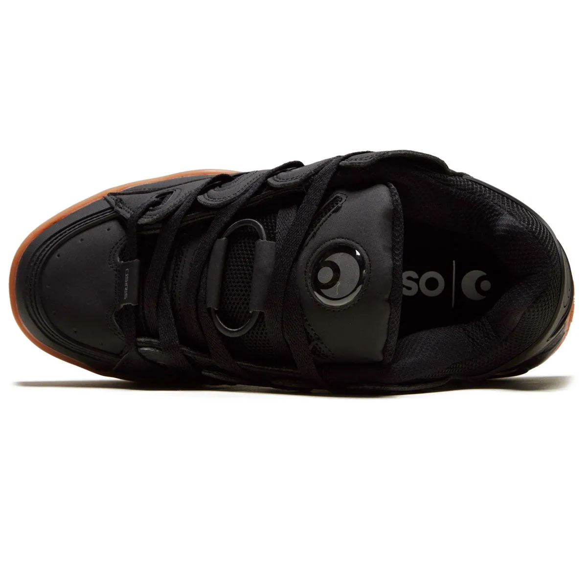 Osiris D3 Og Shoes - Black/Black/Gum Active Wear Action Mode