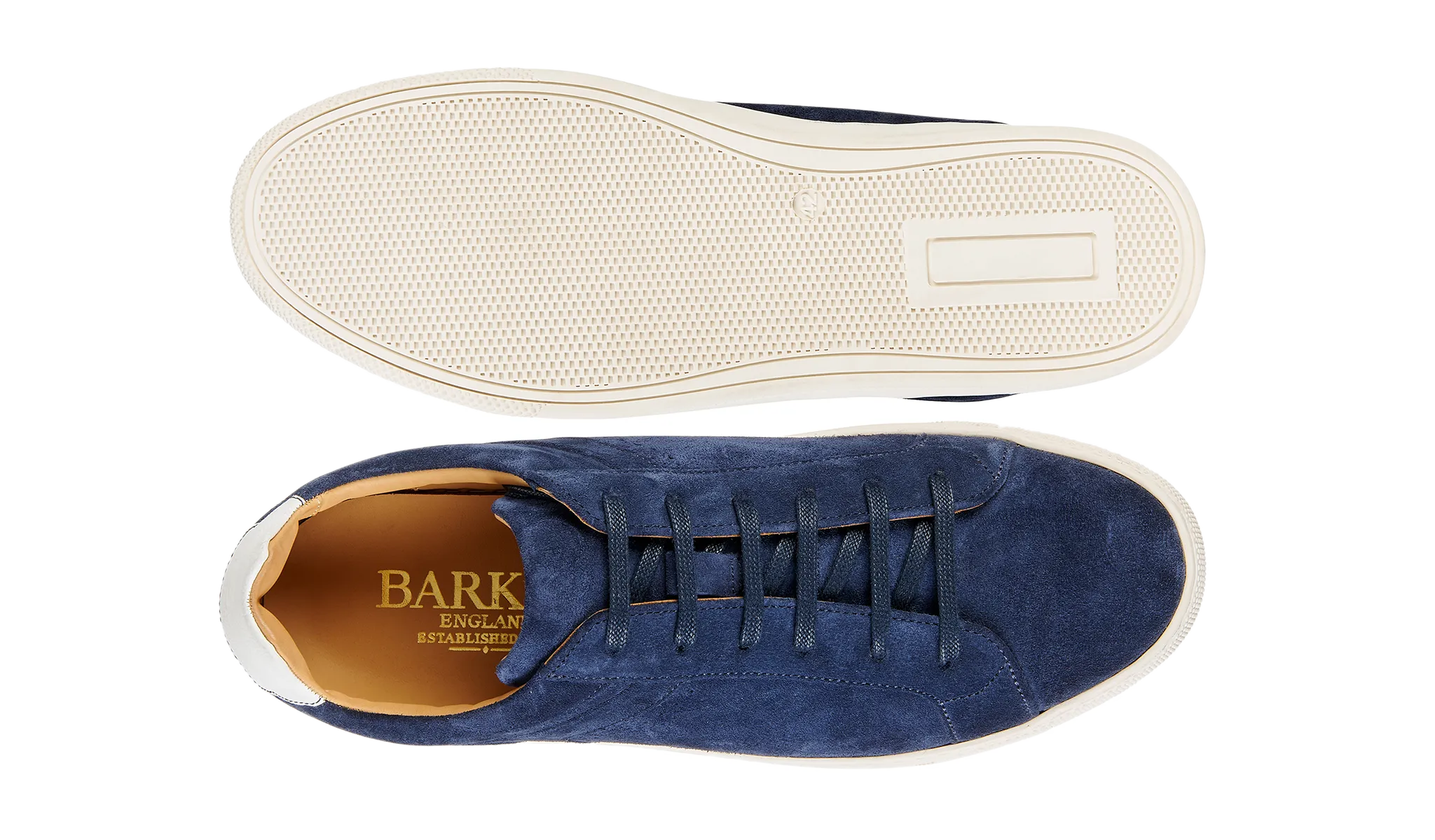 Skylar - Navy Suede White Earth Tone