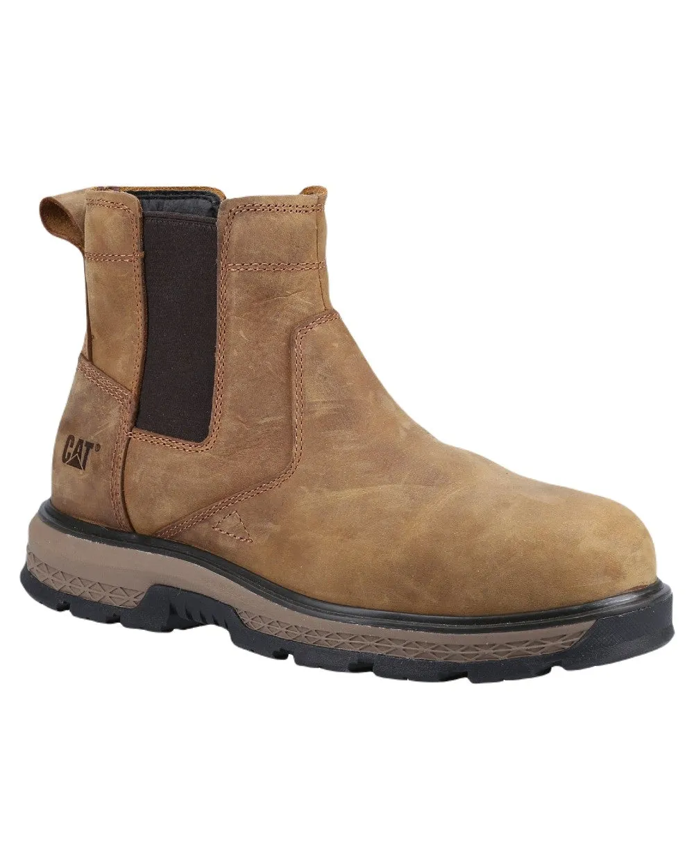 Caterpillar Mens Exposition Chelsea Safety Boots On-The-Go