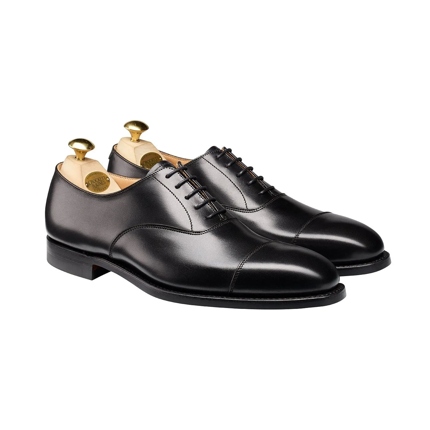 Hallam Black Calf (City Sole) Trendy Walking Durable Fit