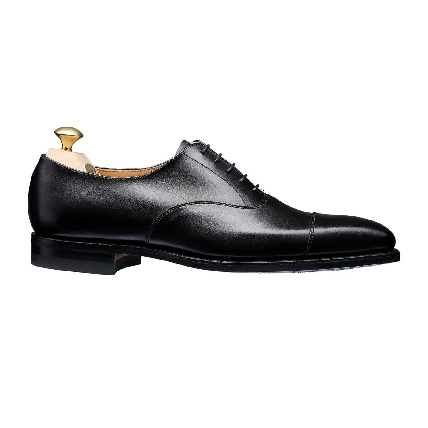 Breathable Material Hallam Black Calf (City Sole)