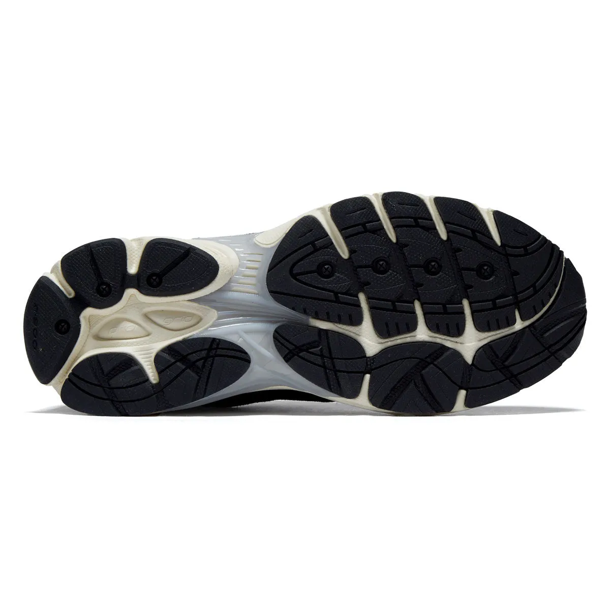 Saucony Progrid Omni 9 Shoes - Black/Cream PU Outsole Hard Grip