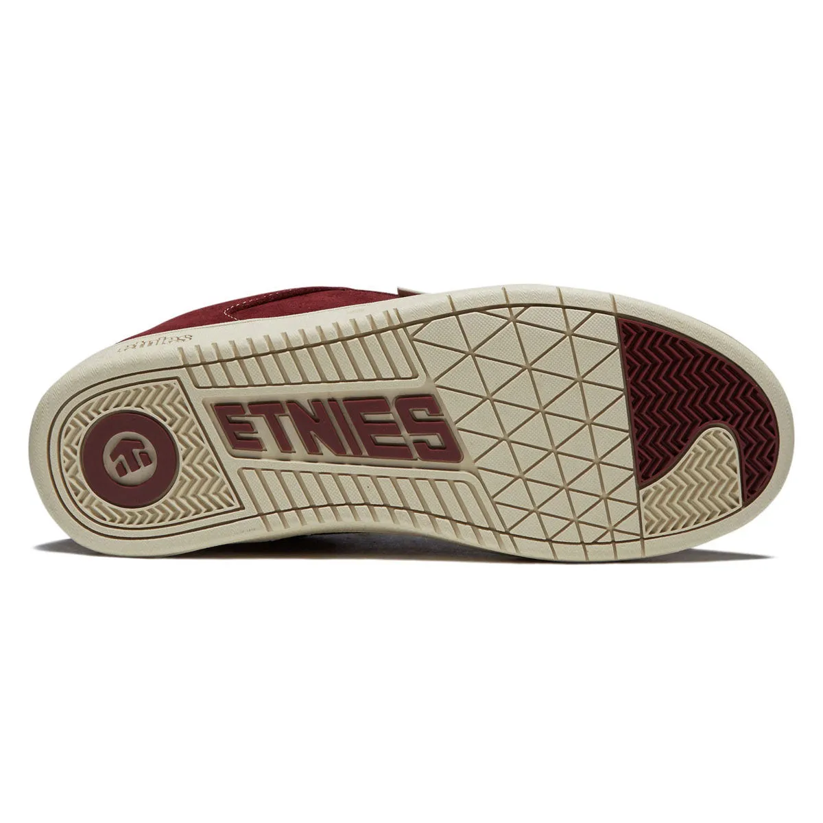 Durable Comfort Street Performance Etnies Scam Shoes - Burgundy/Tan