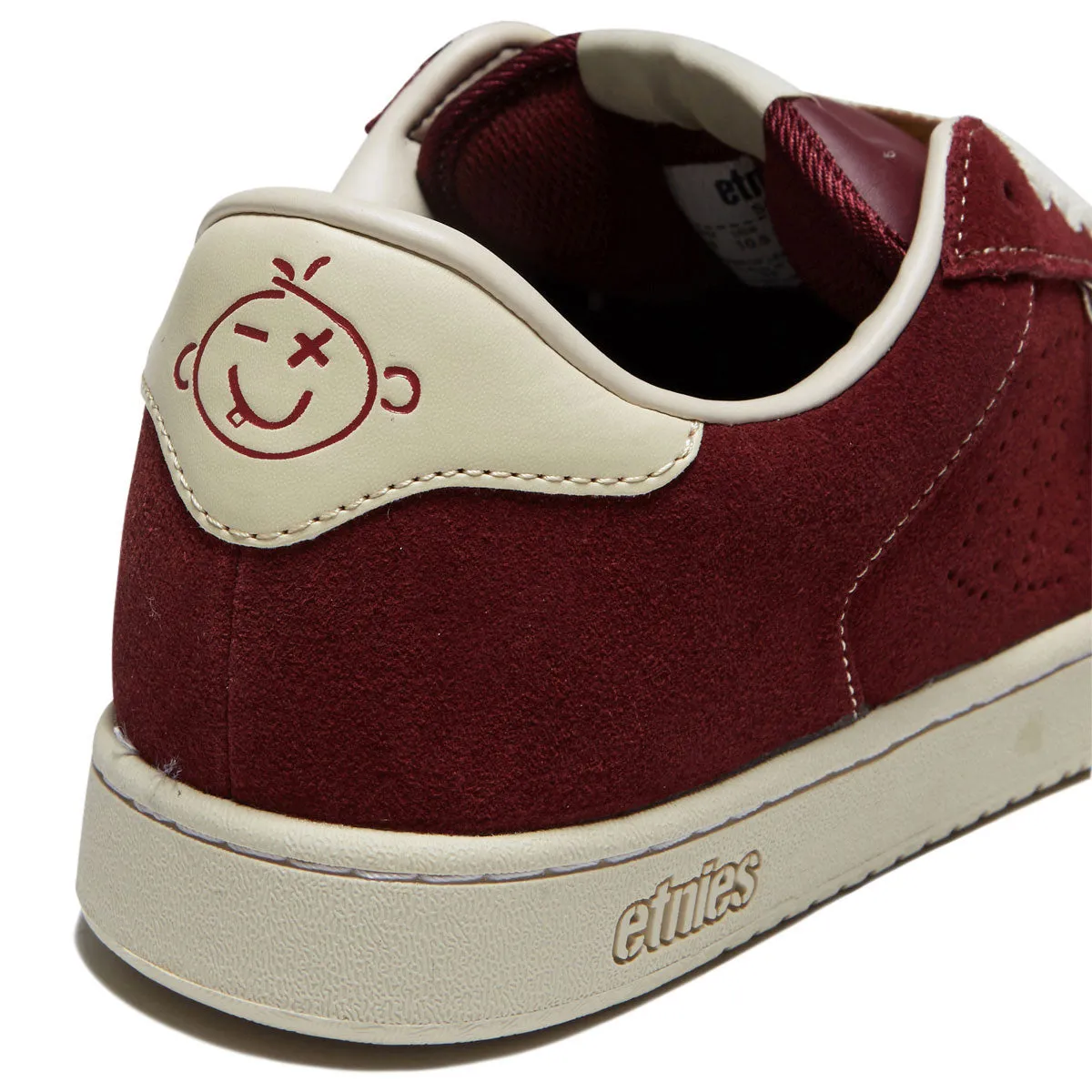 Etnies Scam Shoes - Burgundy/Tan Classic Wear