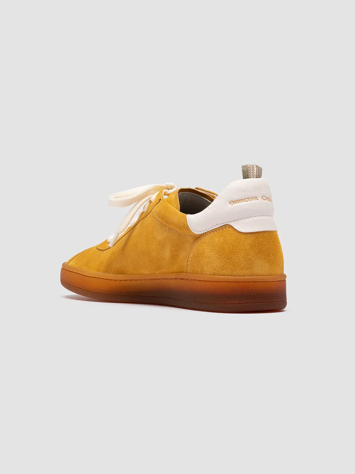Work Base Autumn Cool DESTINY 101 - Yellow Leather and Suede Sneakers