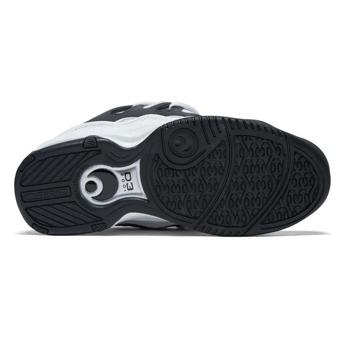 Osiris D3 2001 Shoes - White/Black/White Board Performance Rugged Style