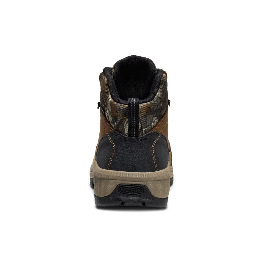 Performance Trekking Long Walk Fit Men's Skokie Waterproof Work Boot (Carbon Toe)  |  Camo/Black