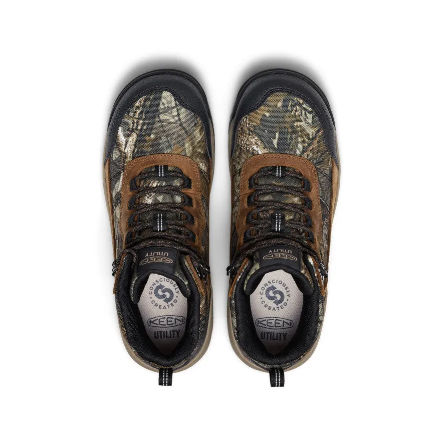 Adventure Durability Focus Men's Skokie Waterproof Work Boot (Carbon Toe)  |  Camo/Black