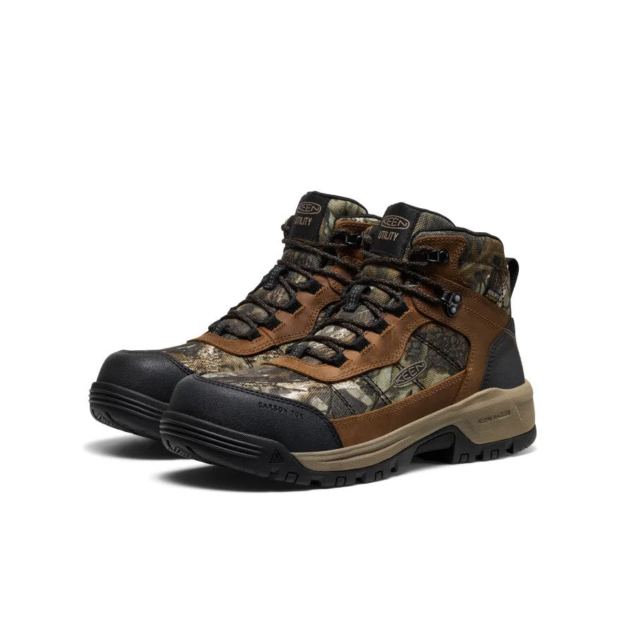 High Grip Men's Skokie Waterproof Work Boot (Carbon Toe)  |  Camo/Black