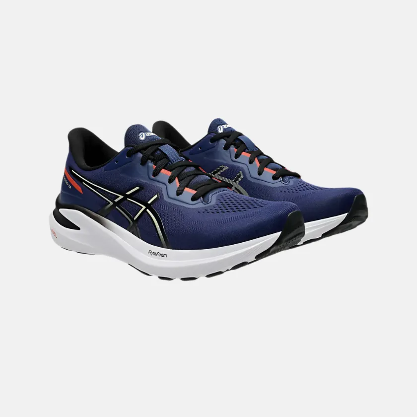 Asics GT-1000 13 Men Running Shoes -Blue Expanse/Feather Grey running on dirt shoes occasional - use