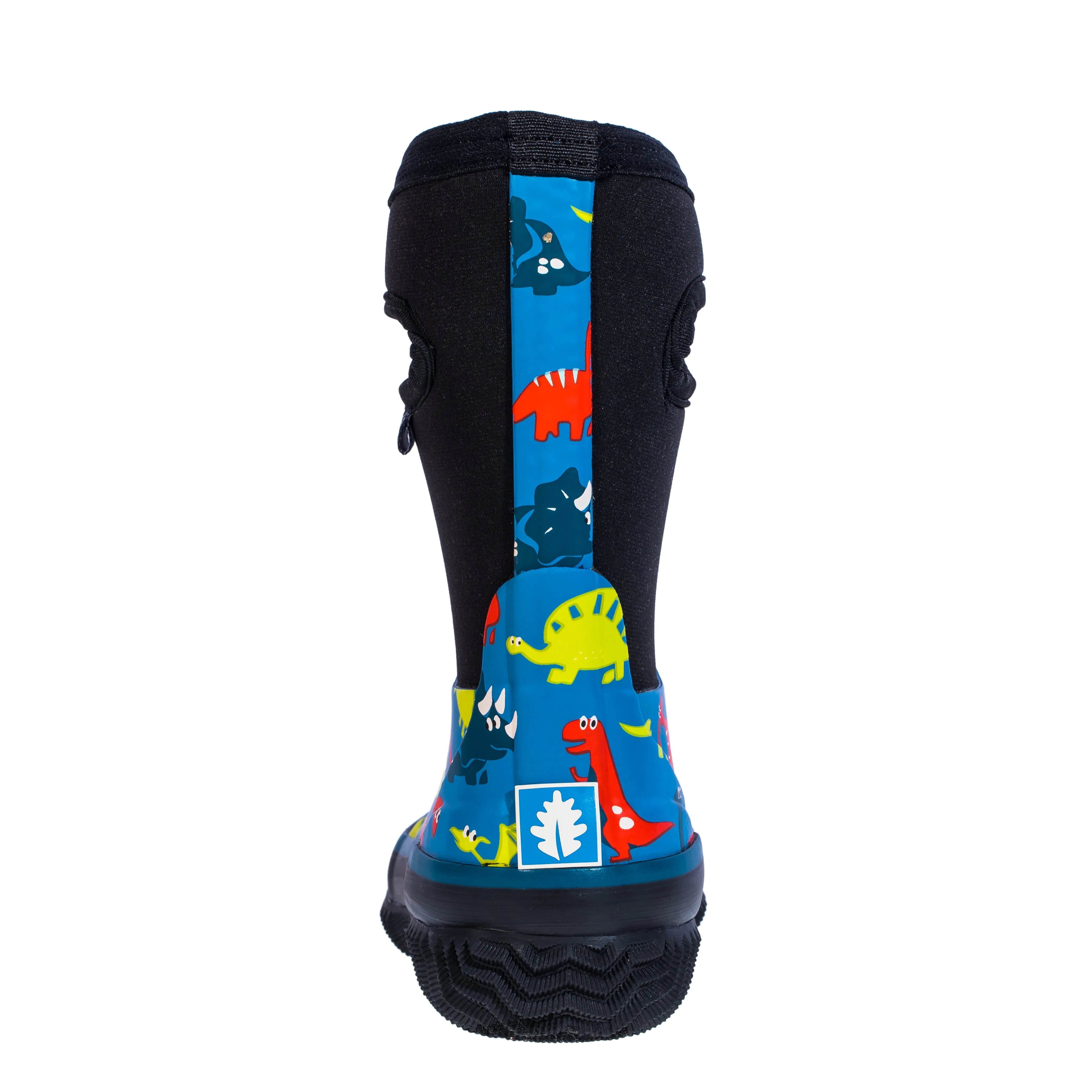Cold Walk Boots Blue Dinosaurs Neoprene Rain/Snow Boots