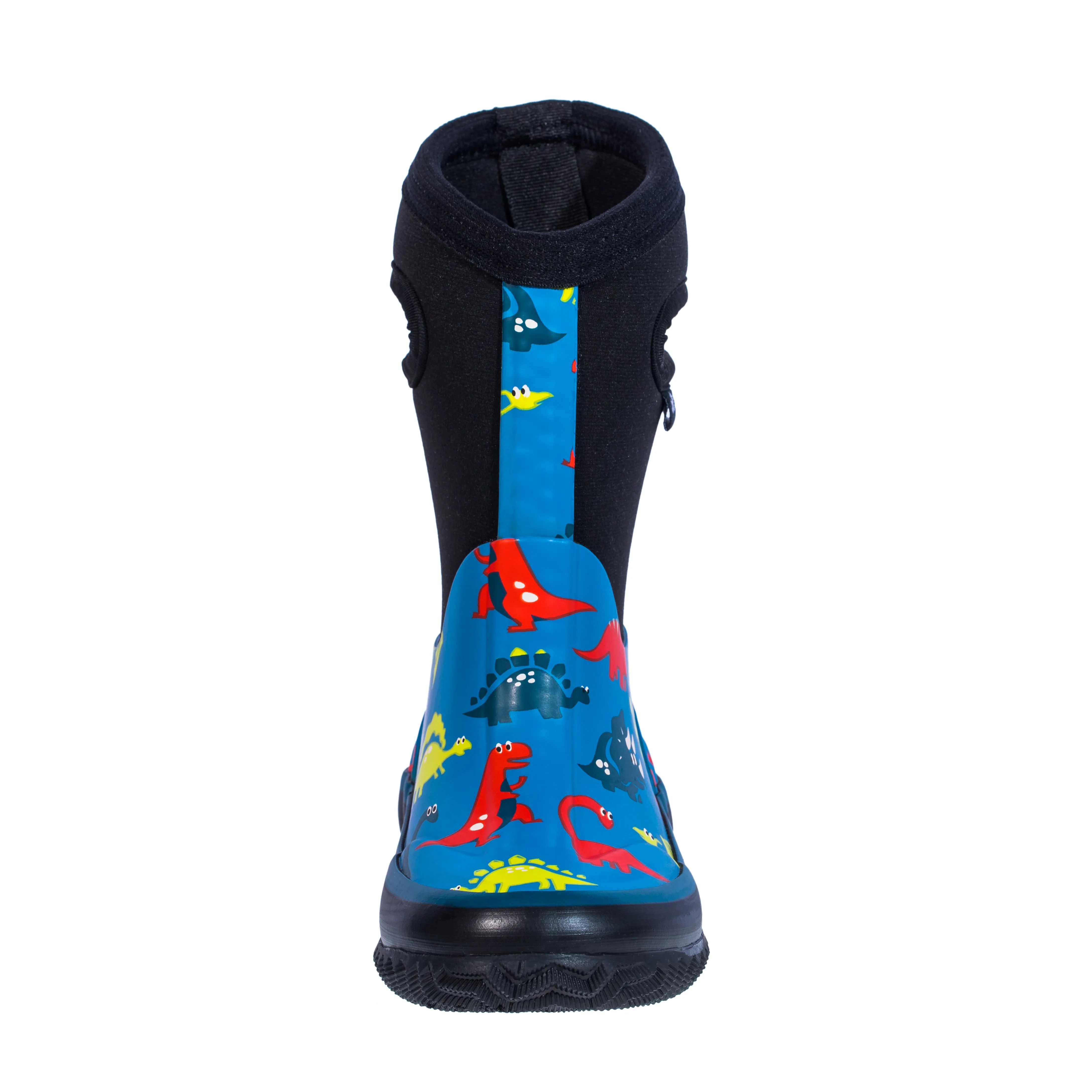 Cold Terrain Adventure Footwear Blue Dinosaurs Neoprene Rain/Snow Boots
