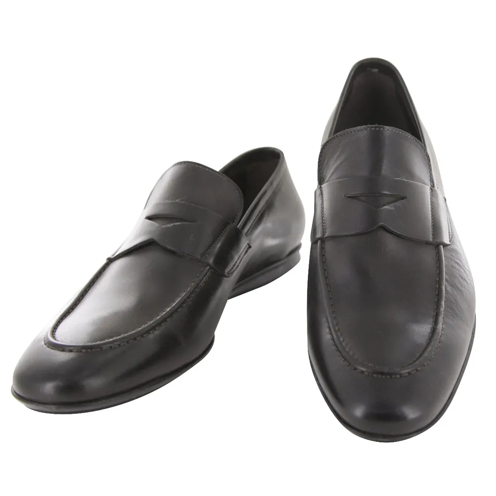 Fiori Di Lusso Dark Brown Penny Loafers Travel Outfit Narrow Fit