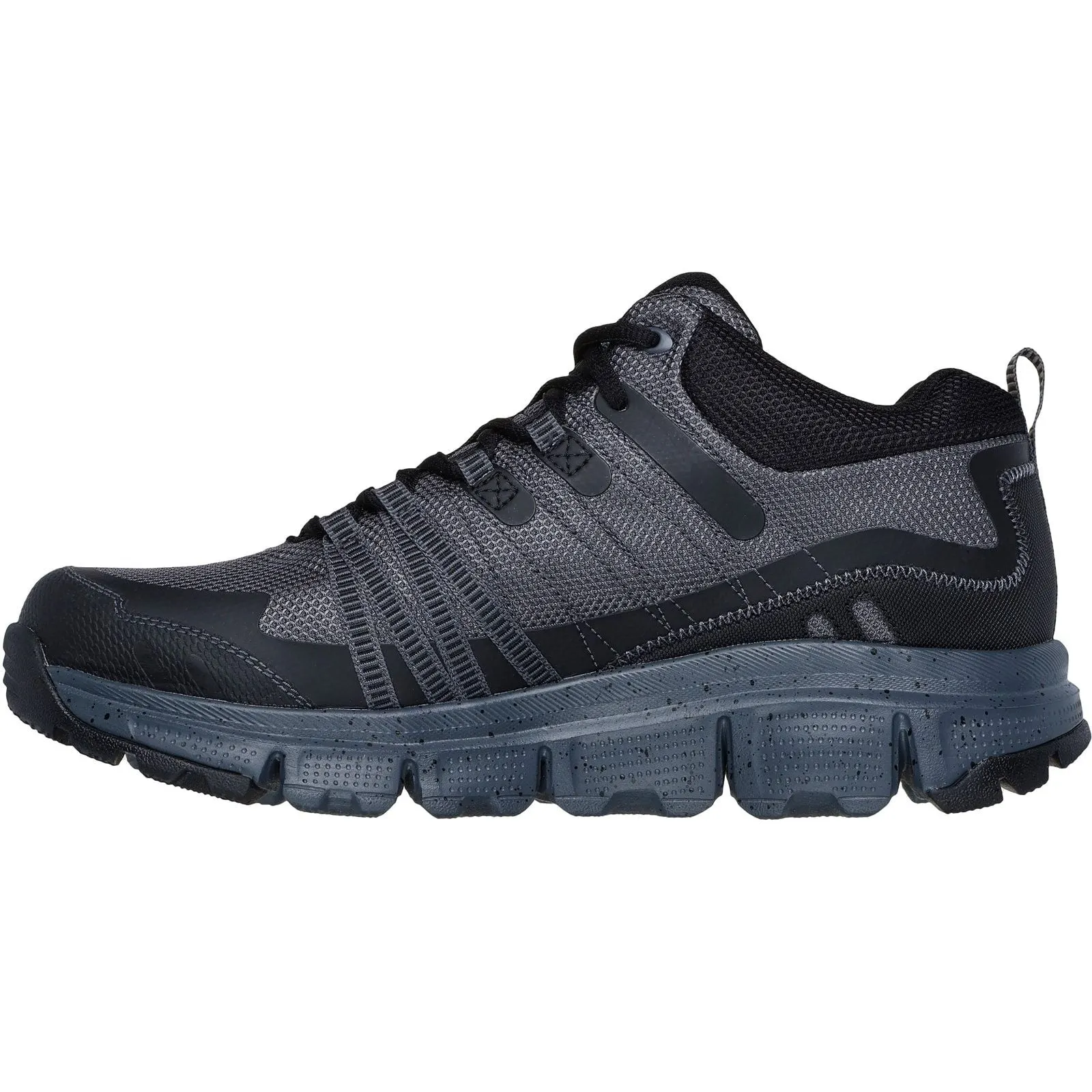Skechers Mens Summits AT Canobie Hiker Charcoal/Black Rocky Trail Easy Break-In