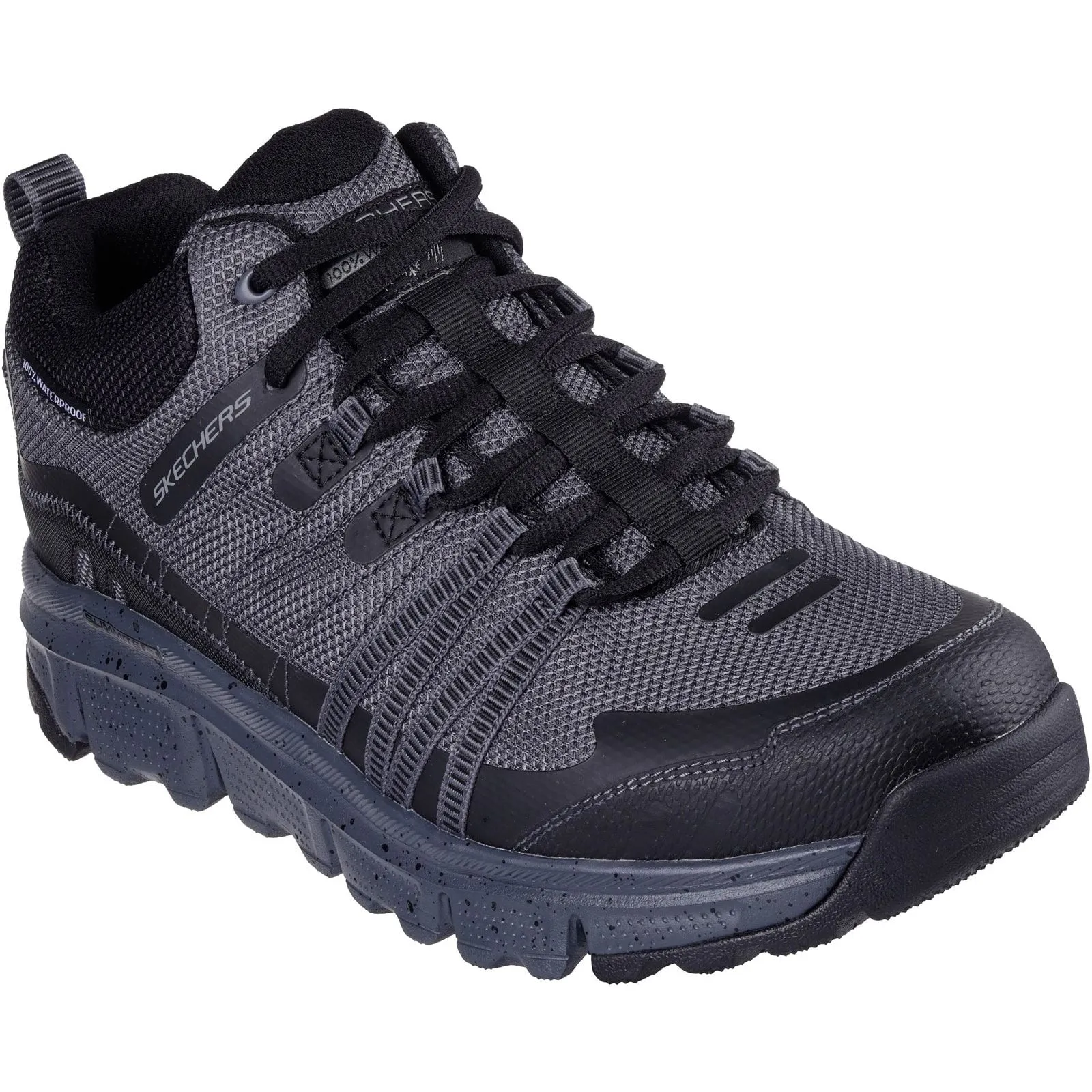 Off-Road Adventure Skechers Mens Summits AT Canobie Hiker Charcoal/Black