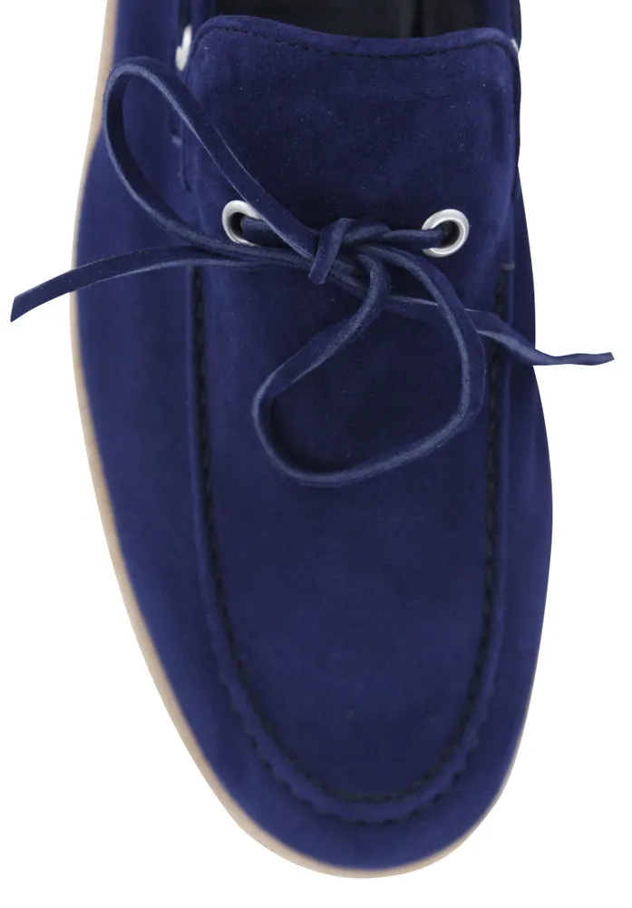 Svevo Parma Blue Loafers Mesh Clean Walk