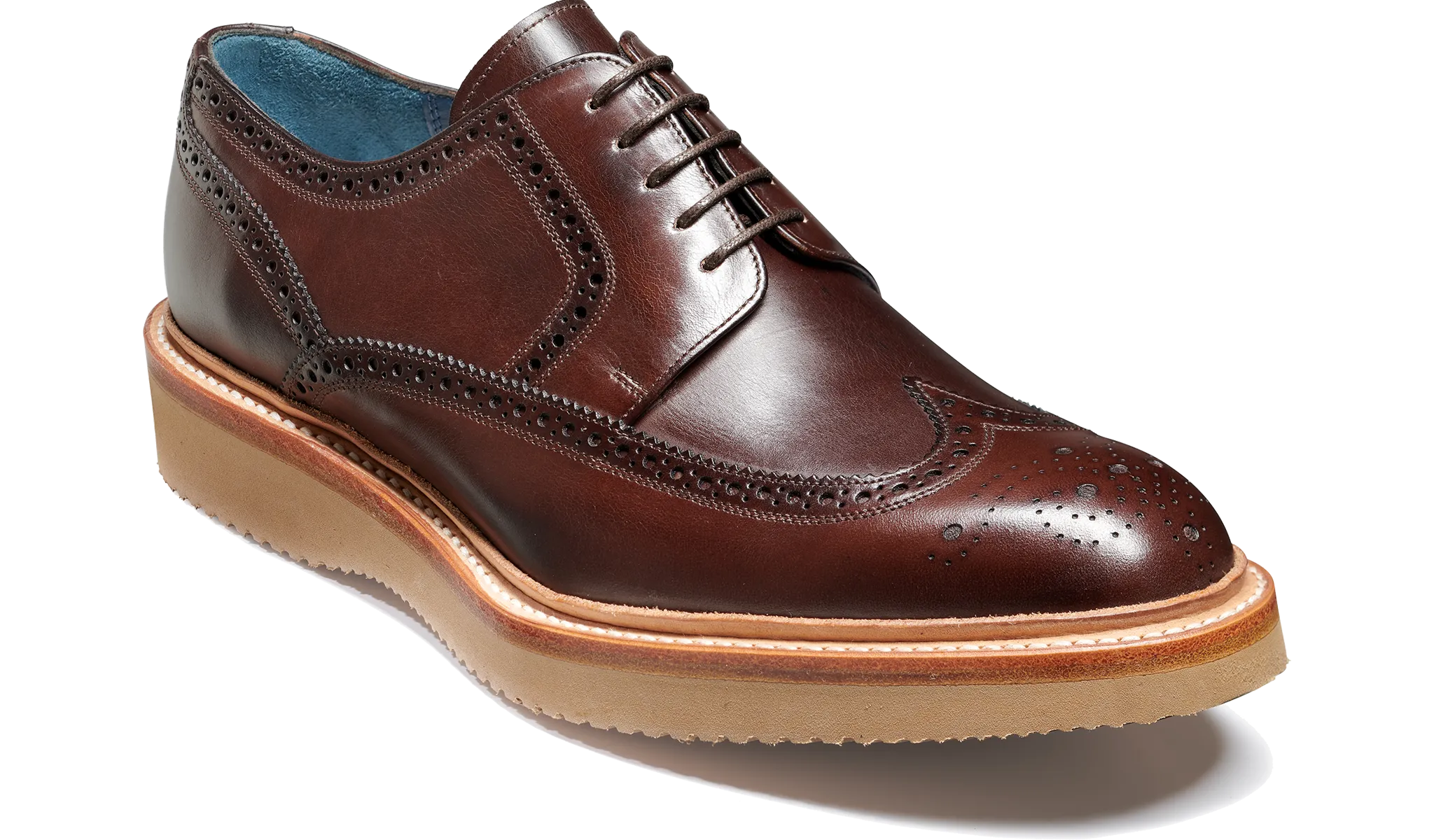 Bill - Chocolate Hand Painted Flexible Step Comfort Smooth Tailored Finish