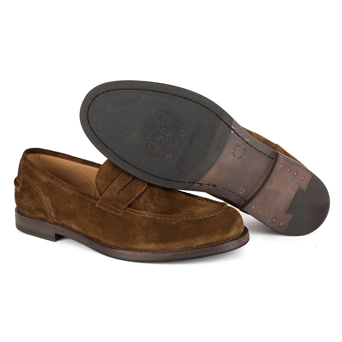 Strong Path All-Season Wear BRIAN 57020<br>Penny Loafer Arabica