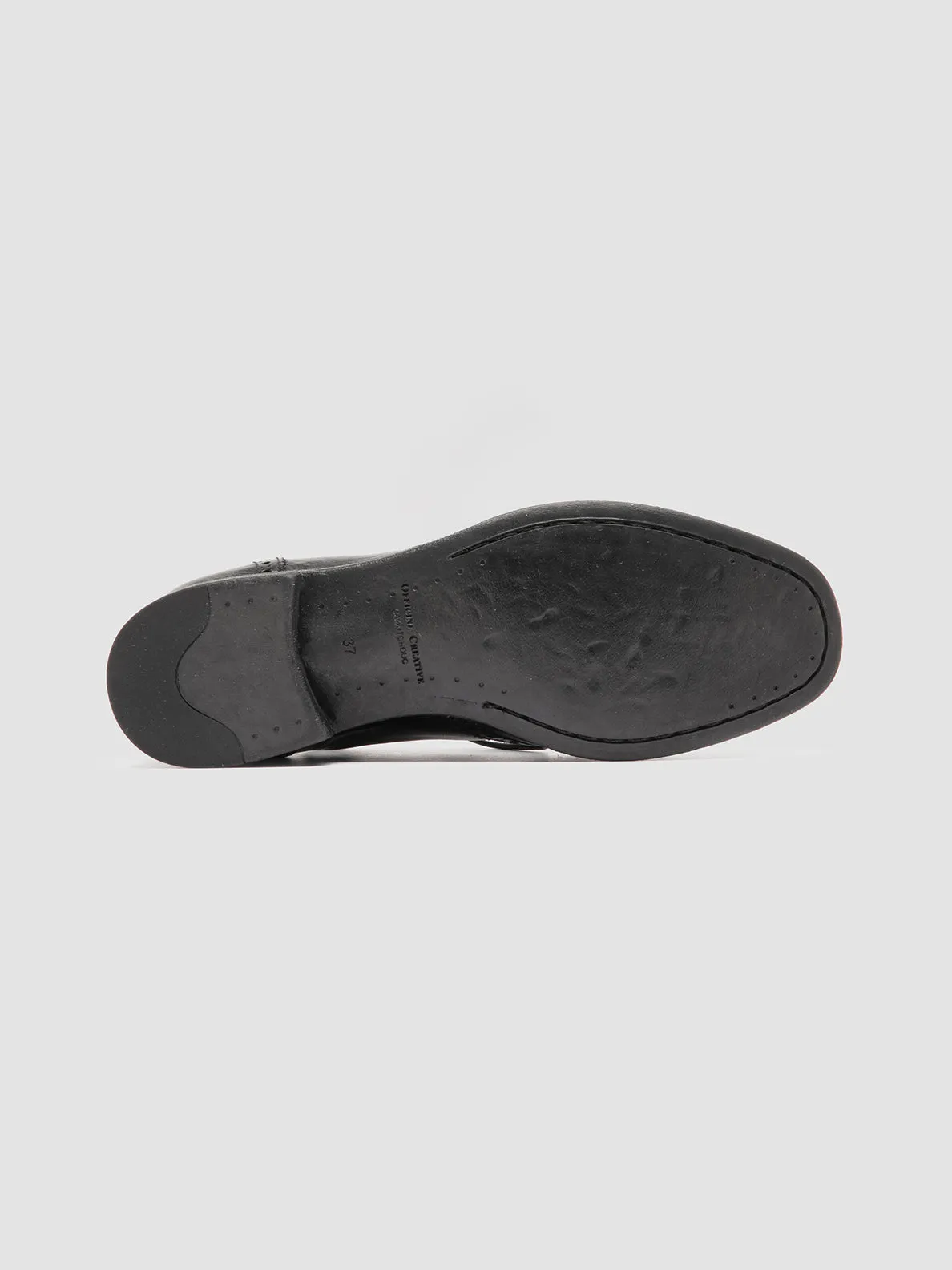 Soft cushion Refined Smart Fit CALIXTE 079 - Black Leather Oxford Shoes