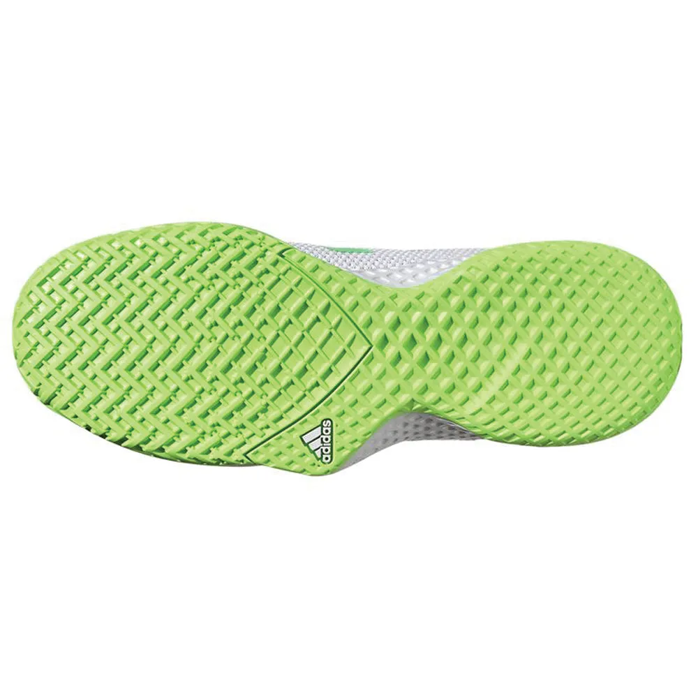 adidas Court Flash Tennis Shoes  (Mens) - Cloud White/Core Black Active Foam