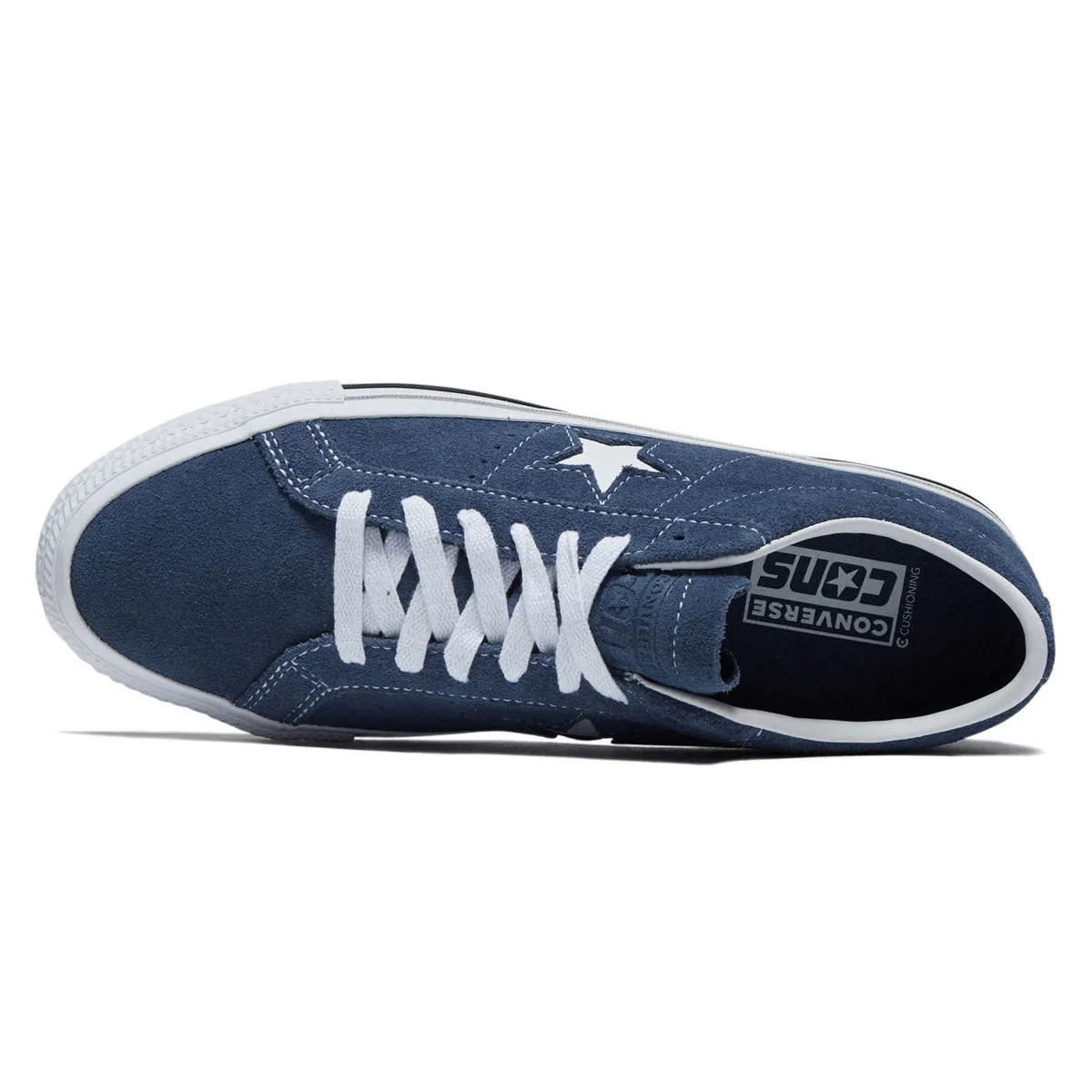 Vulcanized Sole Converse One Star Pro Ox Shoes - Slacker Blue/Black/White