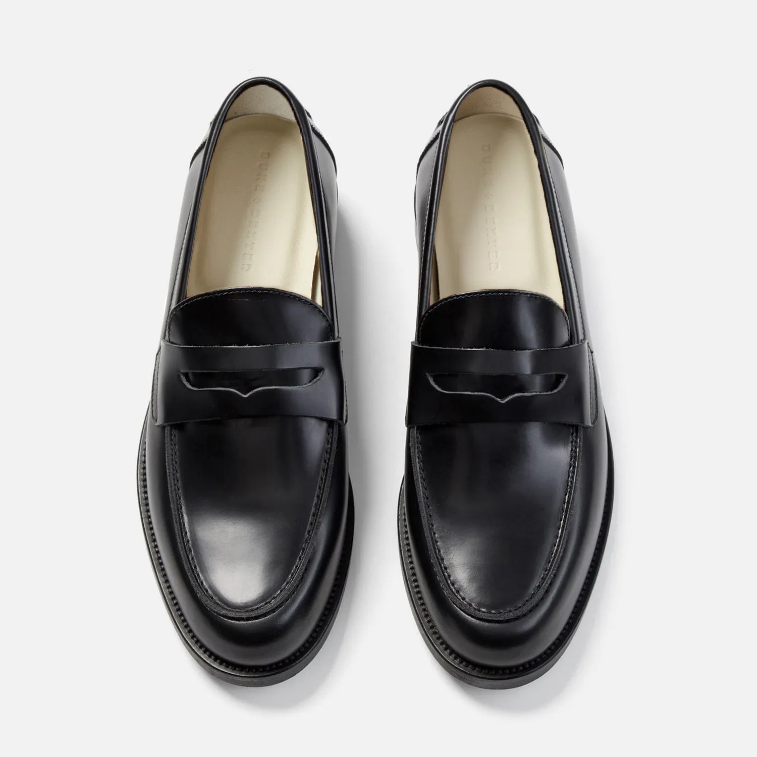 Closet Core Night Glow Wilde Black Penny Loafer - Men's