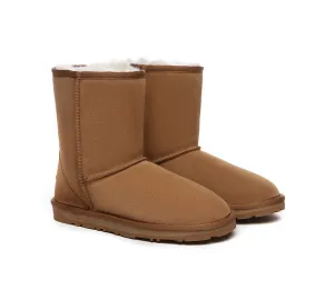 Arctic Trek Snow-Ready Footwear EVERAU? UGG Boots Sheepskin Wool Mid Calf Short Classic Suede