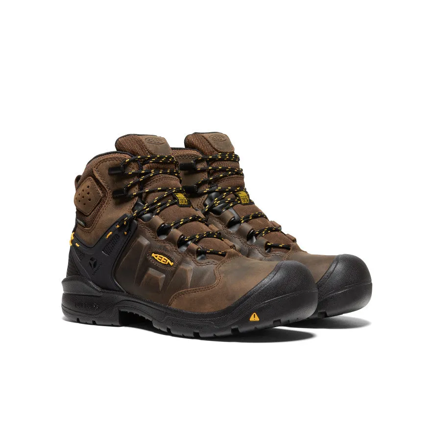 Men's Dover 6" Waterproof (Carbon Toe)  |  Dark Earth/Black Ultra Traction Forest Path