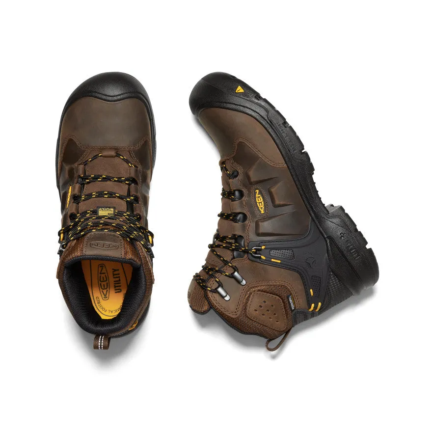 trekking Mountain Path Men's Dover 6" Waterproof (Carbon Toe)  |  Dark Earth/Black