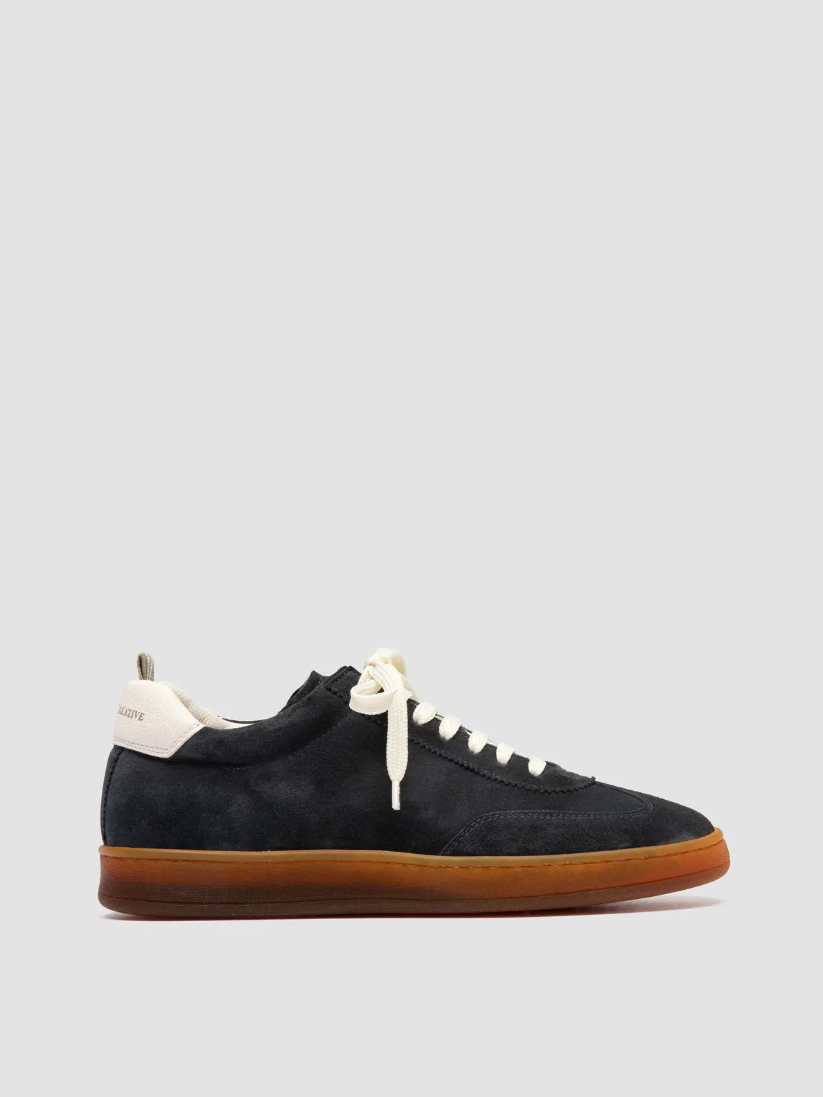 Performance Work Life CHANCE 101 - Blue Leather and Suede Sneakers