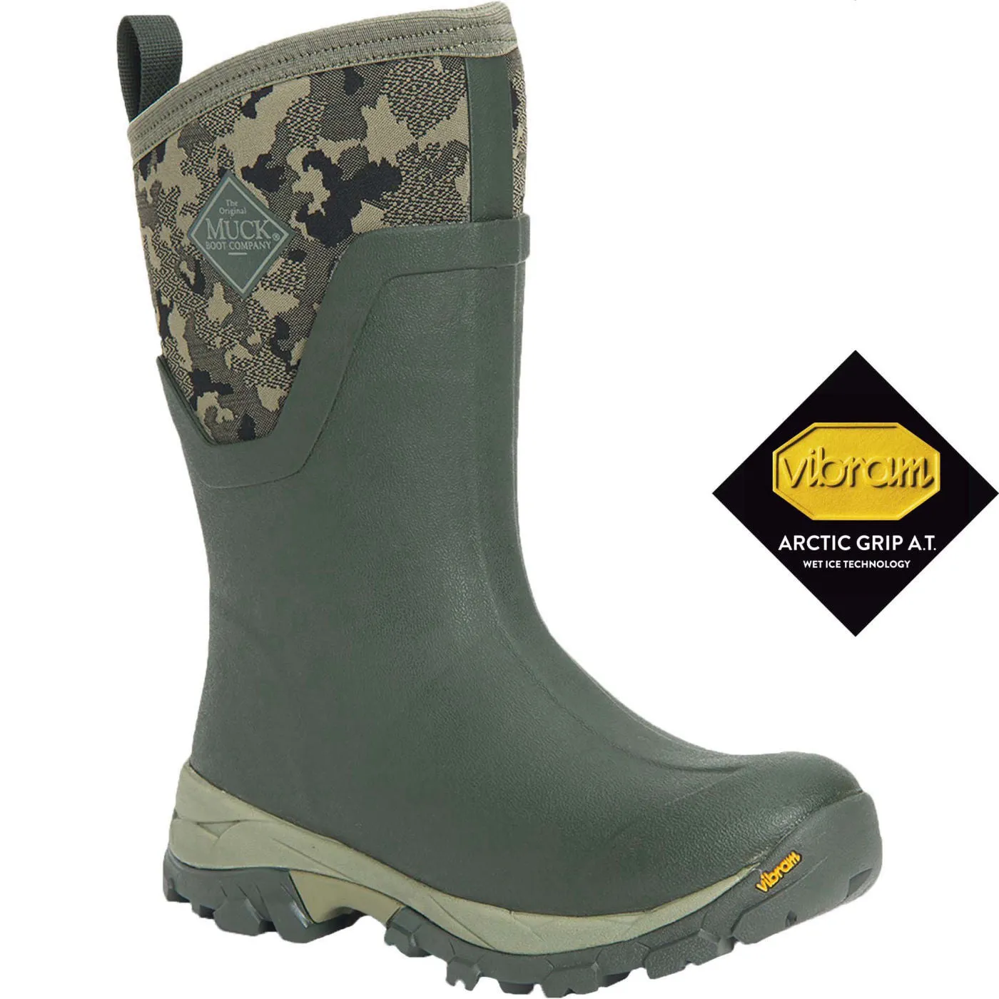 Cushioned Women's Arctic Ice Mid Insulated Boot   Vibram Arctic Grip A.T.