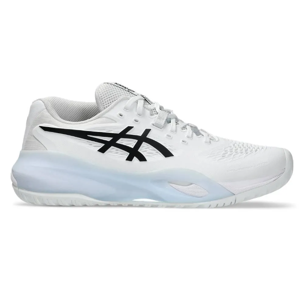 High Top Lightweight Sole Asics Gel Resolution X Men's Tennis Shoe (White/Black)