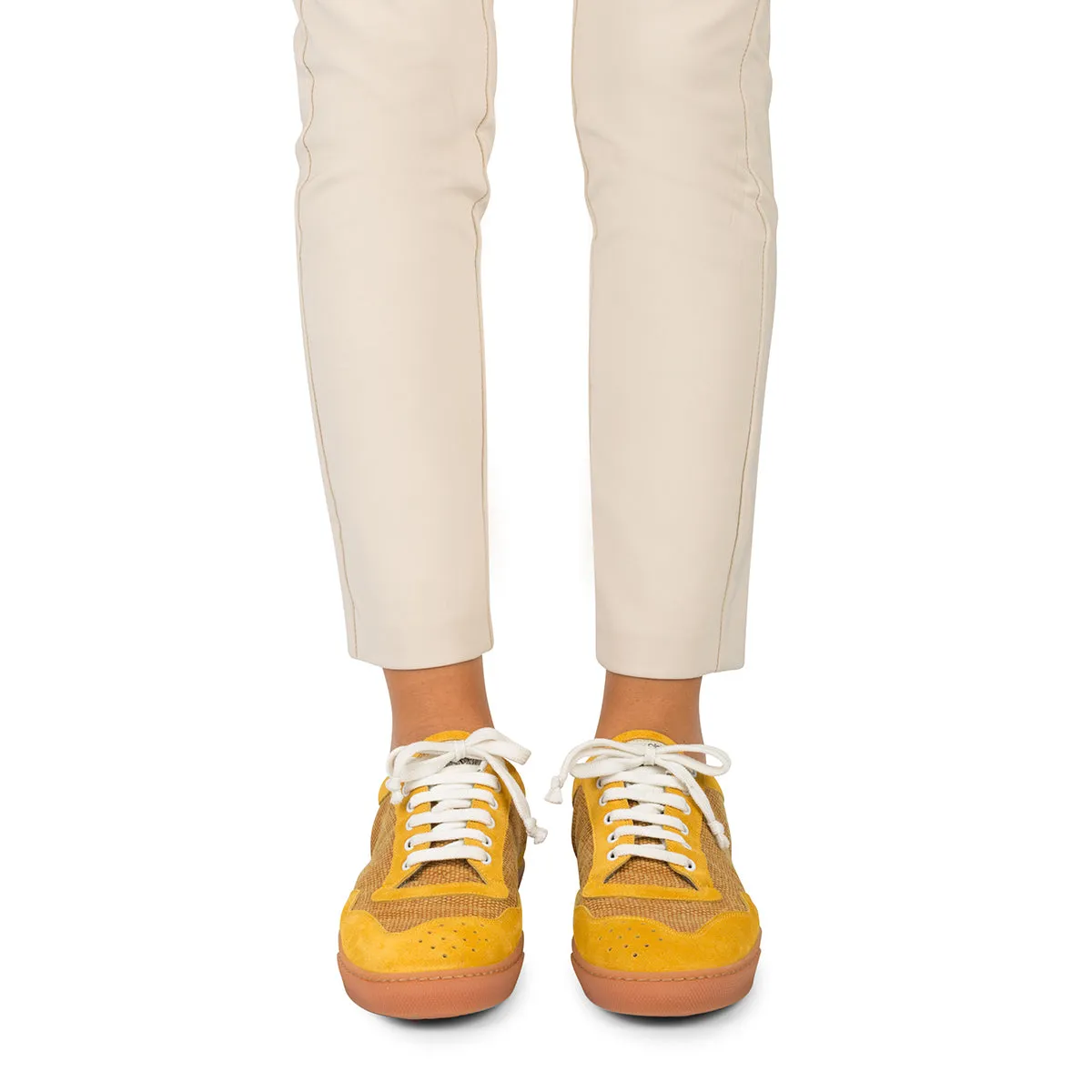 SPORT 84052<br> Leather and fabric sneakers Pro Skate Action