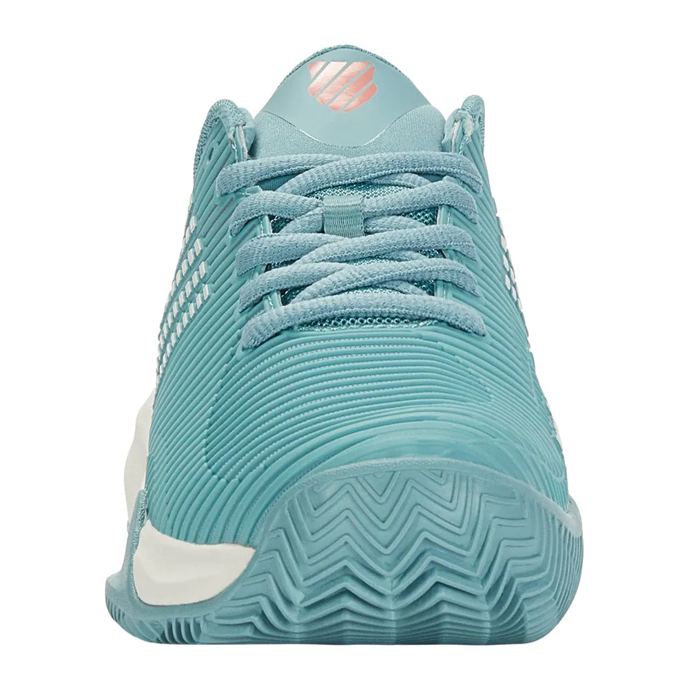 Balance training K-Swiss Hypercourt Supreme HB Tennis Shoes (Ladies) - Nile Blue/Blanc/Desert Flower