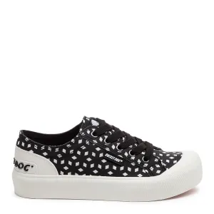 Jazzin Plus Black Mosaic Sneaker Swing Hike Urban Feel