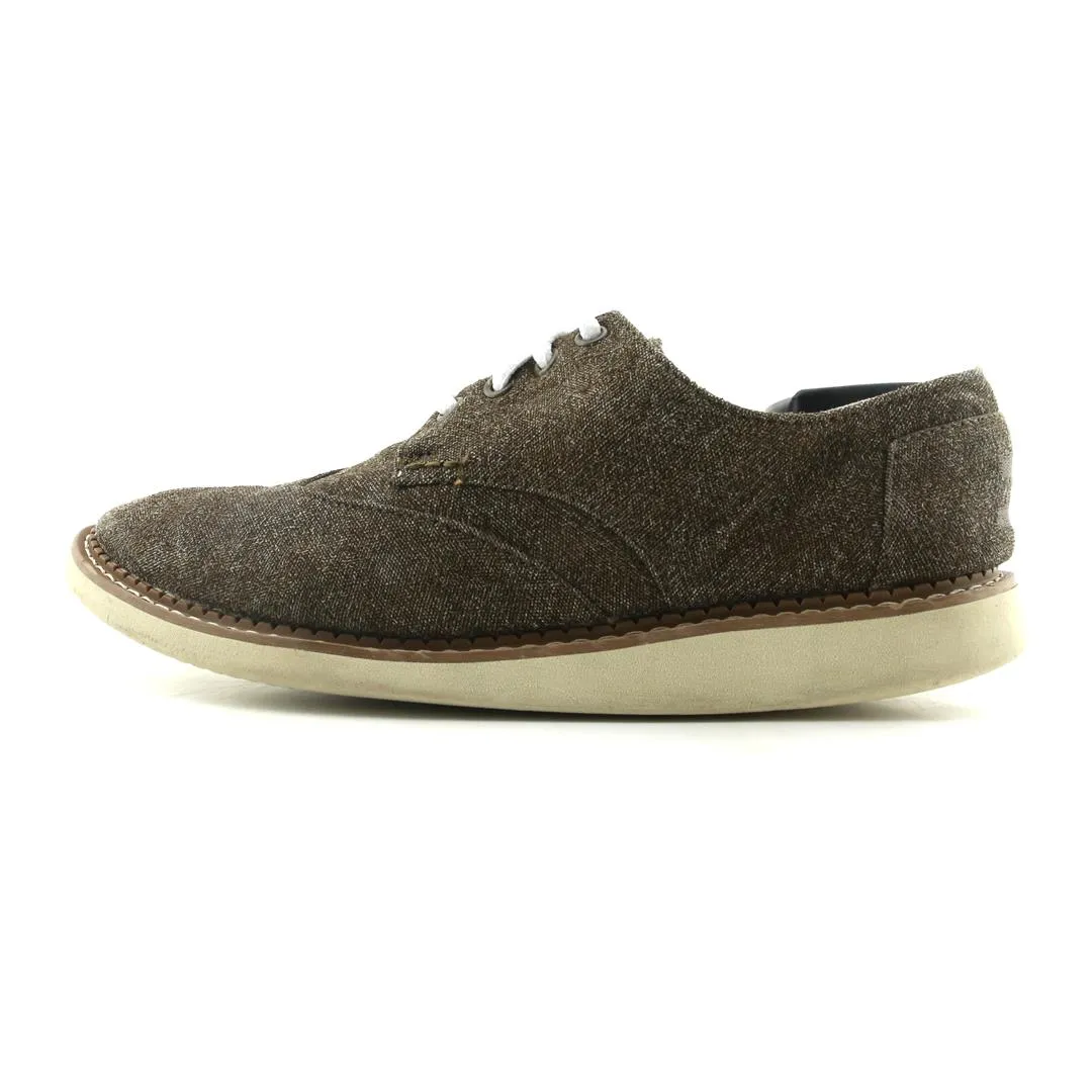 TOMS PRESTON NUBUCK LEATHER Relax Slip On Slip Ready