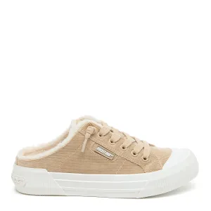 Athletic Fit Cheery Natural Corduroy Mule Sneaker