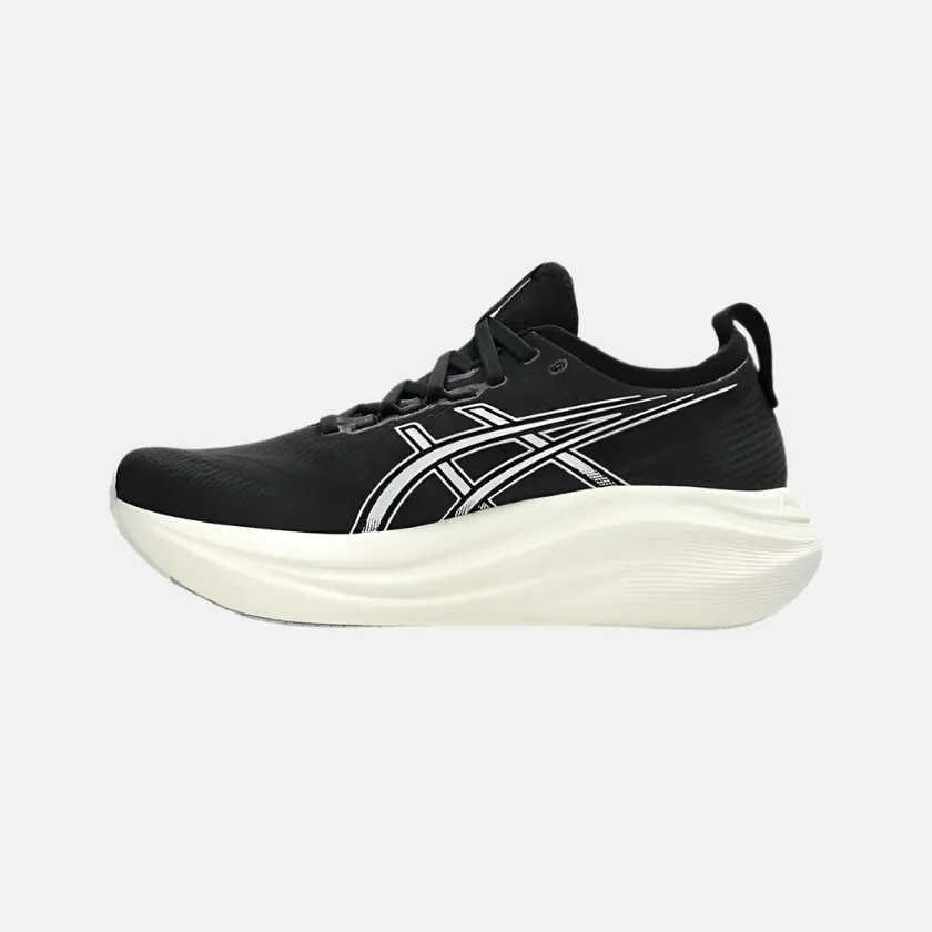 weekend runners ankle - support Asics Gel-Nimbus 27 Men's Running Shoes -Black/Lake Grey