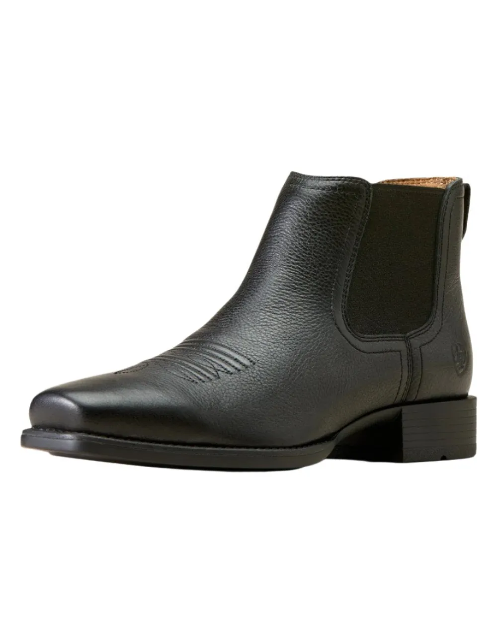 Ariat Mens Booker Ultra Square Toe Western Boots Easy Fit Classic Touch