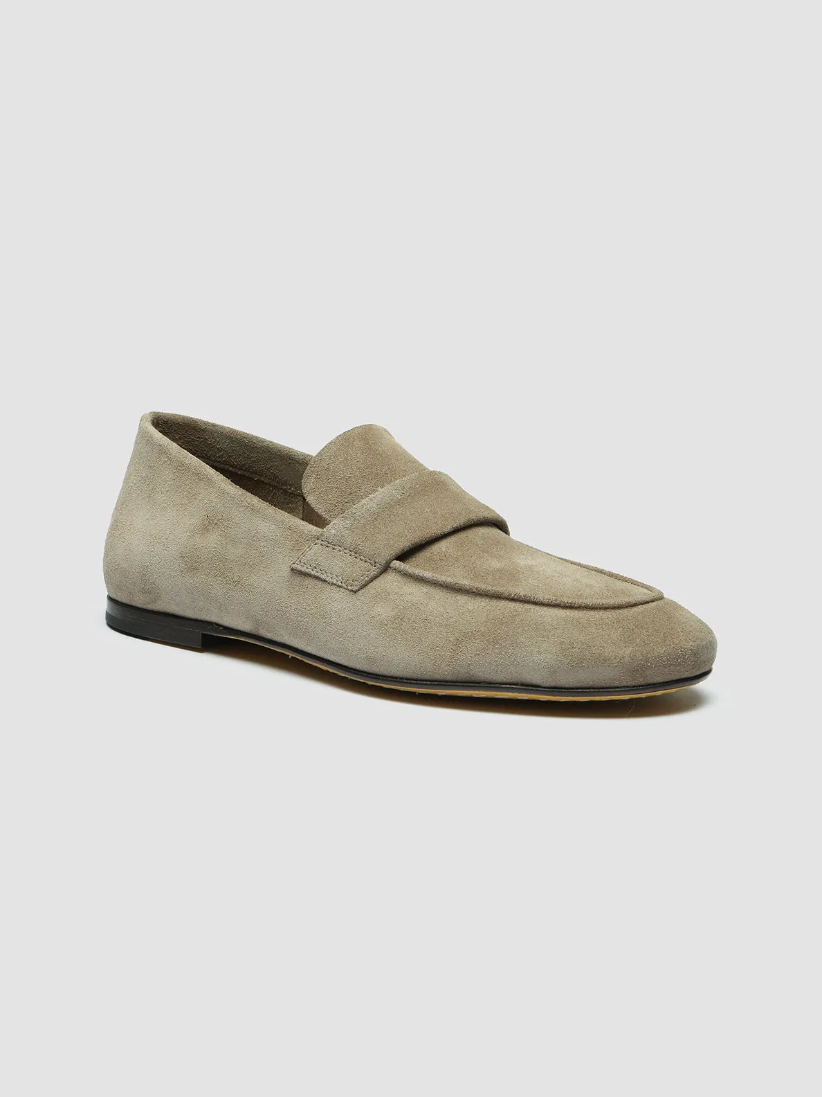 BLAIR 001 - Taupe Suede Loafers Tokyo Trend