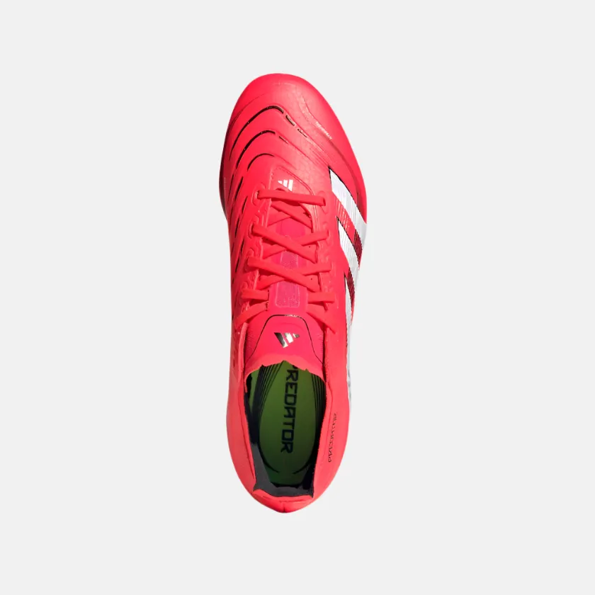 Flexible Plate Adidas Predator League Firm Multi-Ground Cleats Unisex Football Shoes - Lucid Red/Cloud White/Core Black