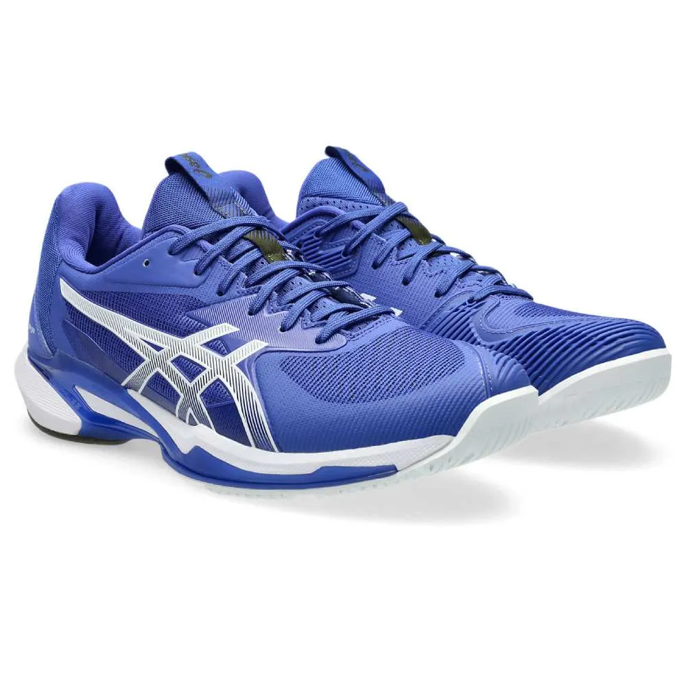Breathable Asics Solution Speed FF 3 Men's Tennis Shoe (Dark Cobalt/White)