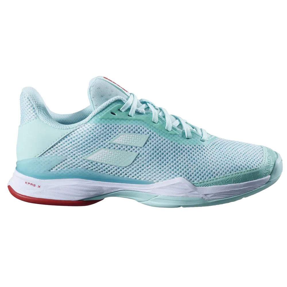 Babolat Jet Tere Clay Tennis Shoes (Ladies) - Yucca/White Soft Sole Sport Comfort
