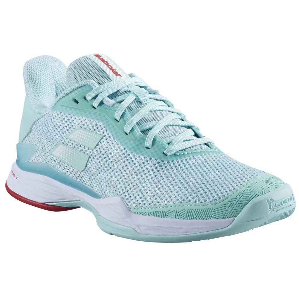 Babolat Jet Tere Clay Tennis Shoes (Ladies) - Yucca/White Streamlined Fit