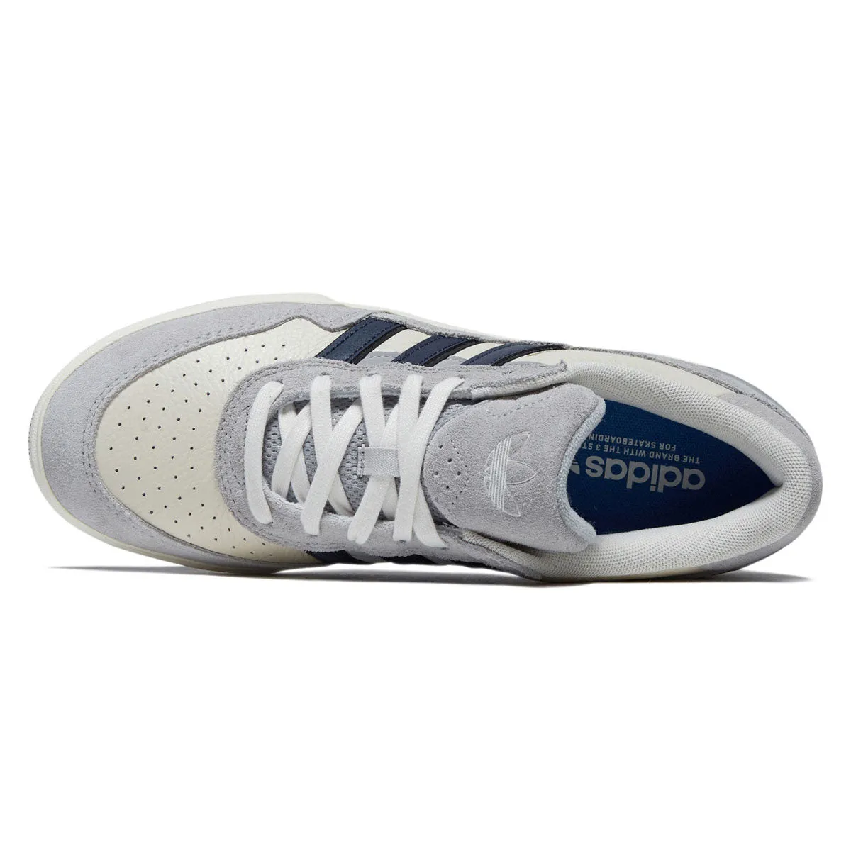 Adidas Tyshawn II Shoes - Grey/Core Navy/Core White Fast Motion