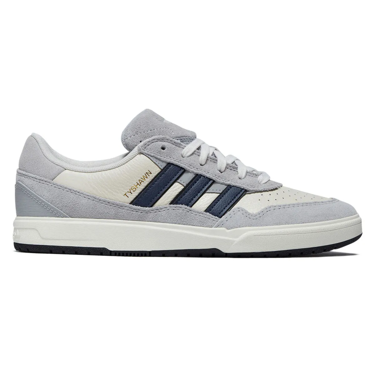 Grip shield Performance Step Adidas Tyshawn II Shoes - Grey/Core Navy/Core White