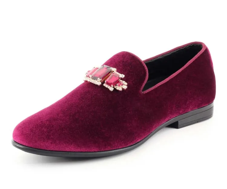 Fabio Burgundy Slip Fit Ready Foot Support